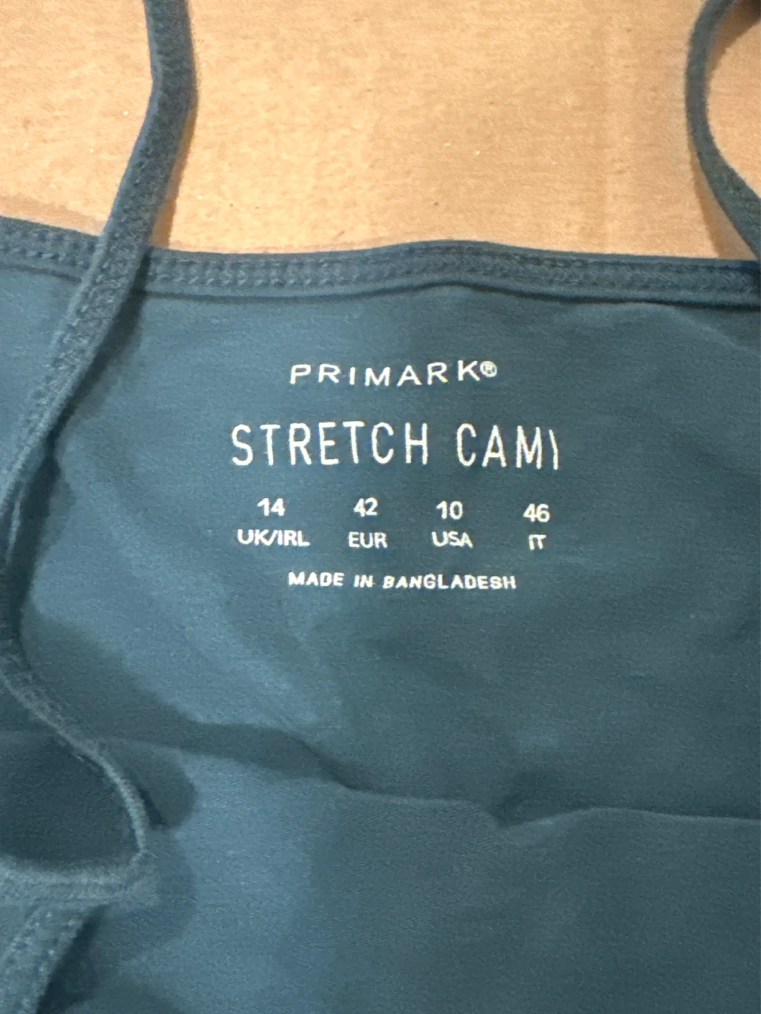 Primark Stretch Cami - Teal - UK 14 - photo 2