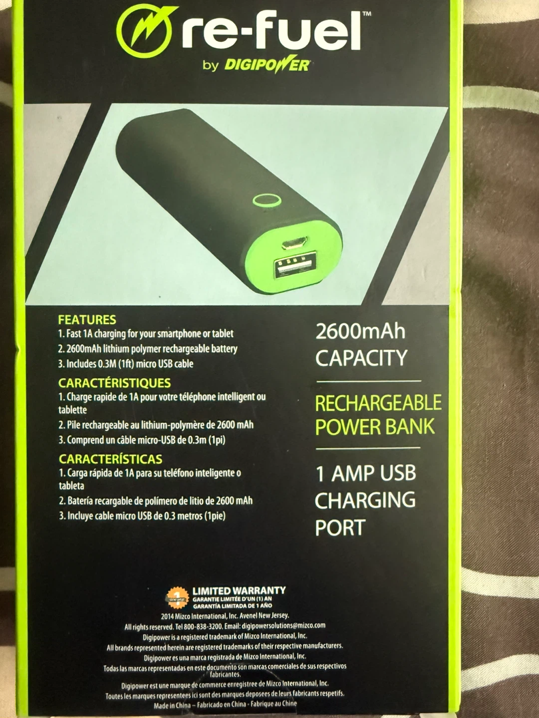 New 2600mAh Portable Power Bank – Compact Emergency Charger - photo 3