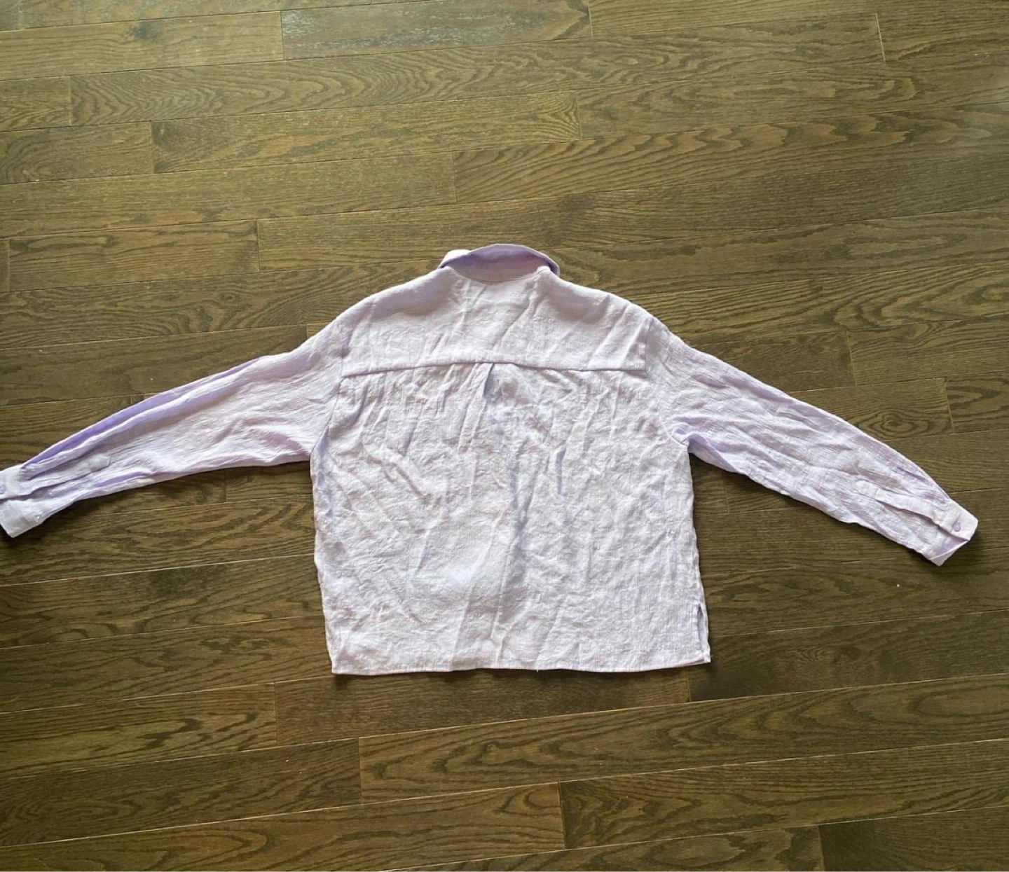 Saks Fifth Avenue Purple Long Sleeve Button-Up Shirt Size M - photo 2