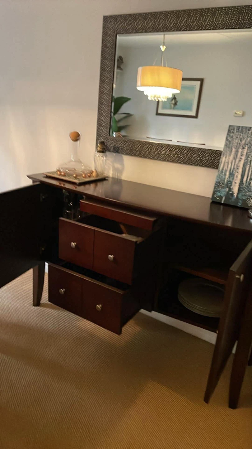 Espresso wood sideboard - photo 2