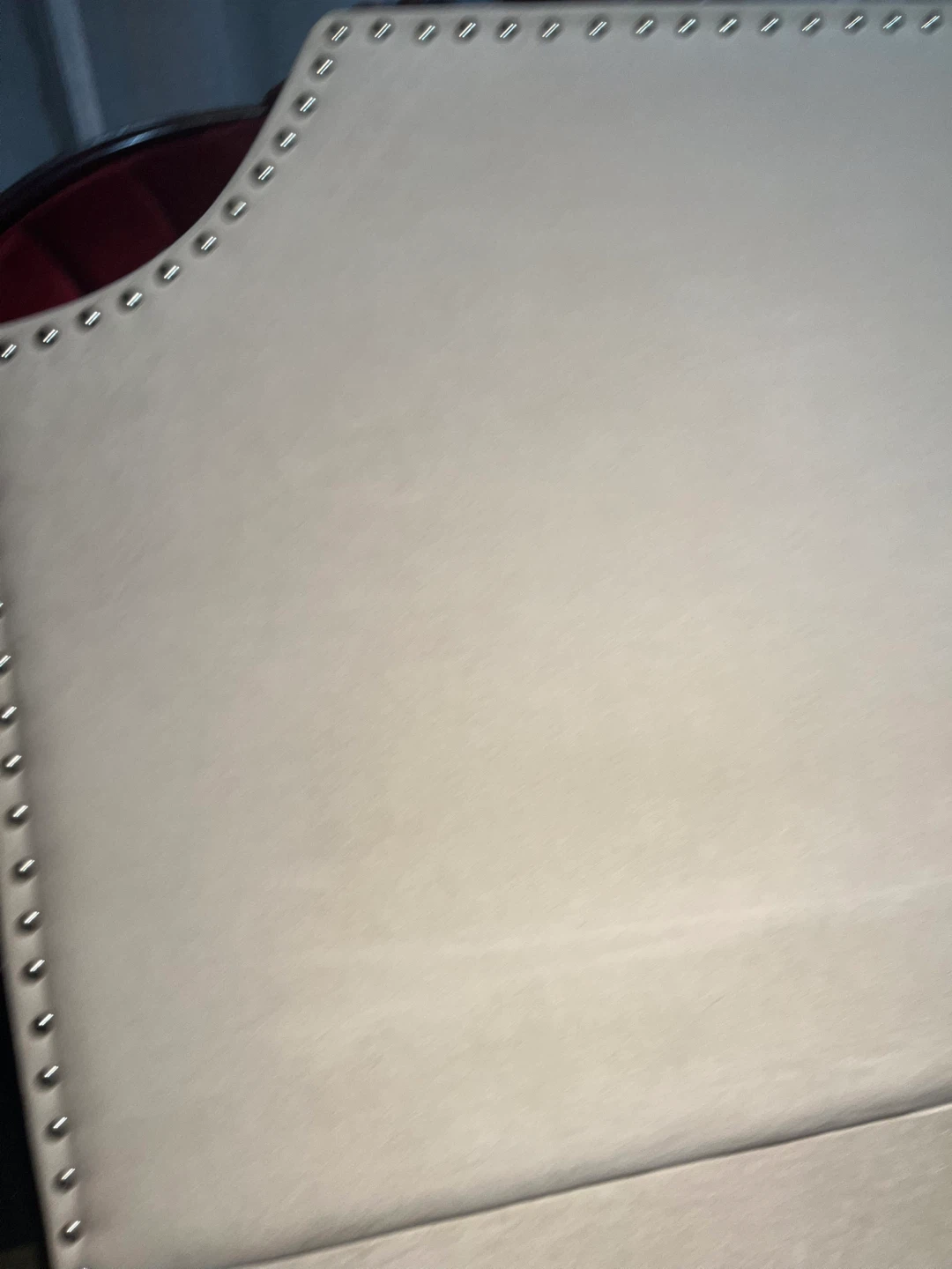 Queen size Velvet Headboard with Nailhead Trim - photo 2