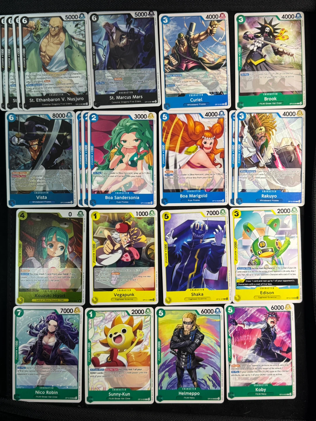 One Piece OP13 Playable Lot – 22 Cards NM Deck Boost