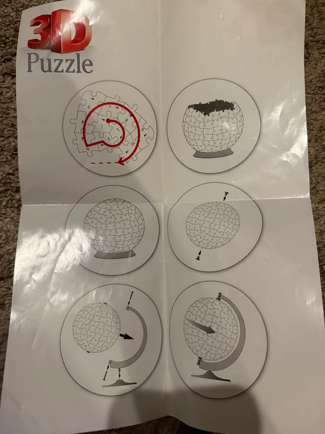 3D Puzzle Globe - photo 3