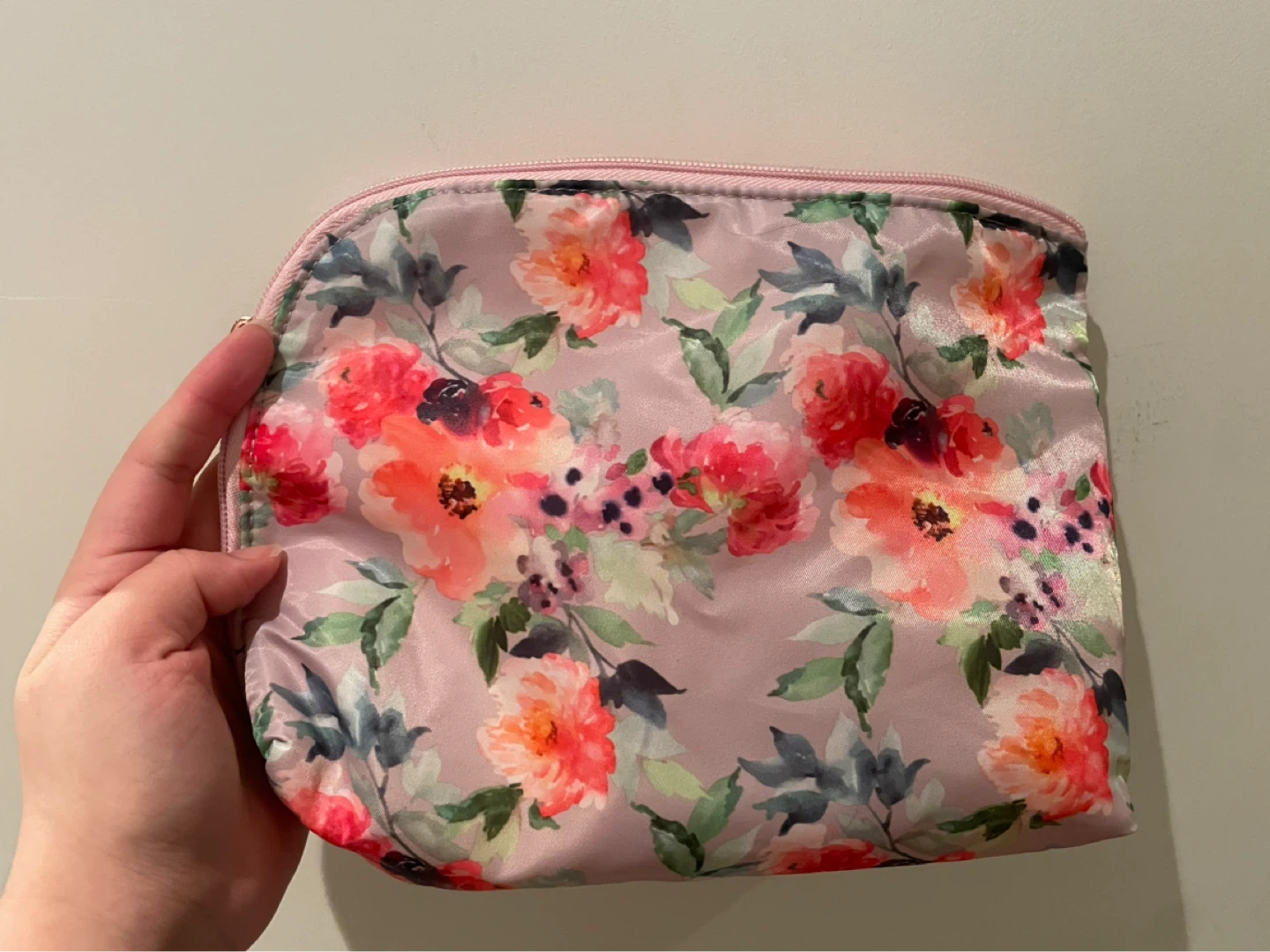 Floral Cosmetic Bag