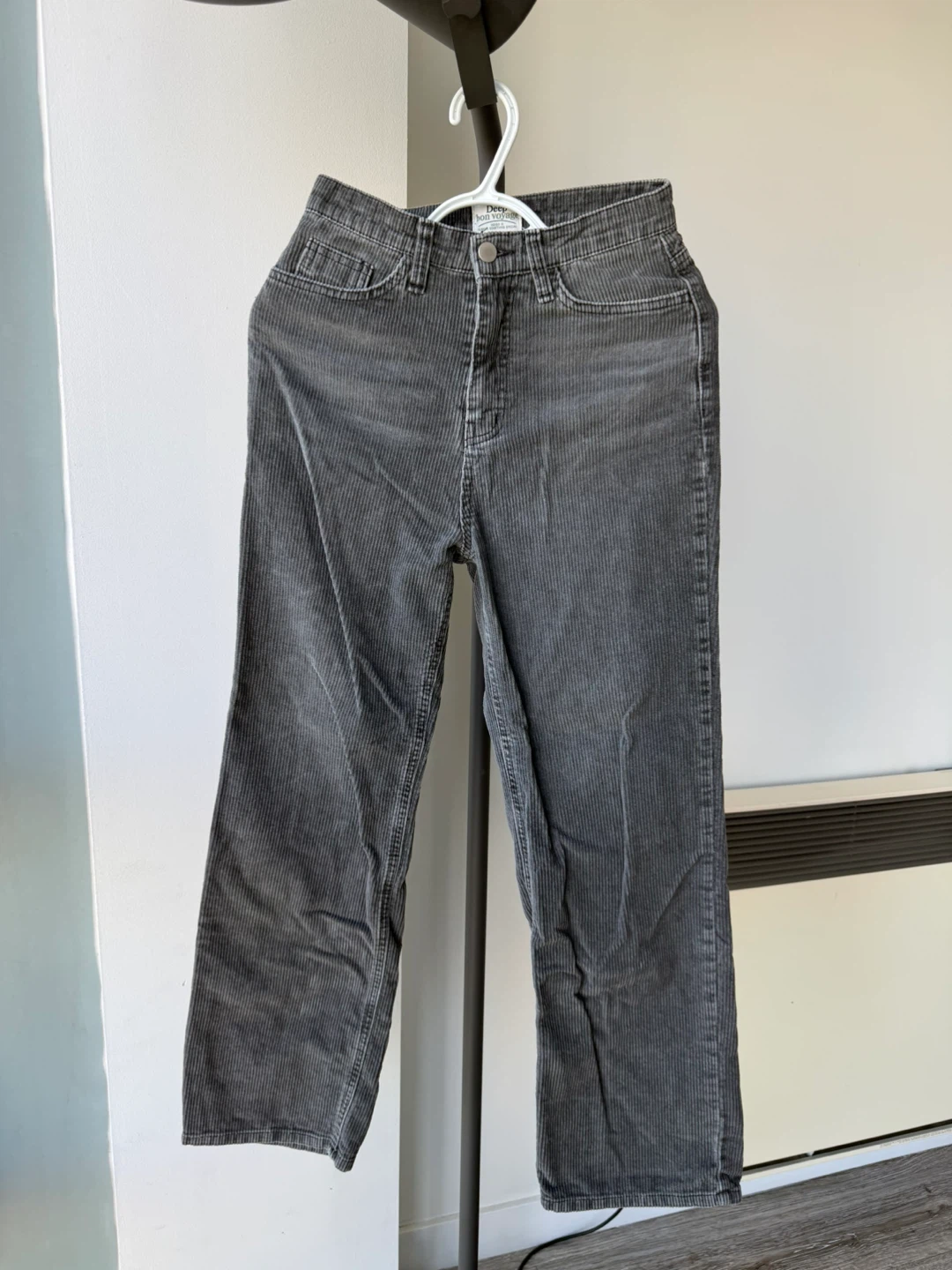 Grey Corduroy Pants