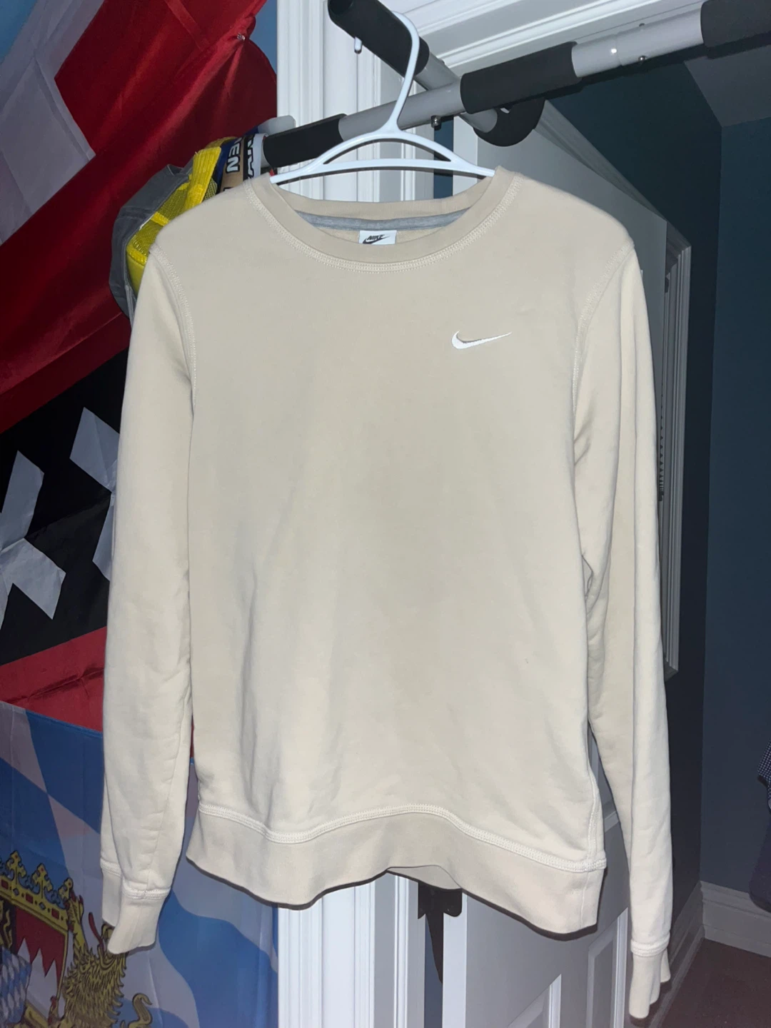 Nike Crewneck Sweatshirt - Size S - Beige