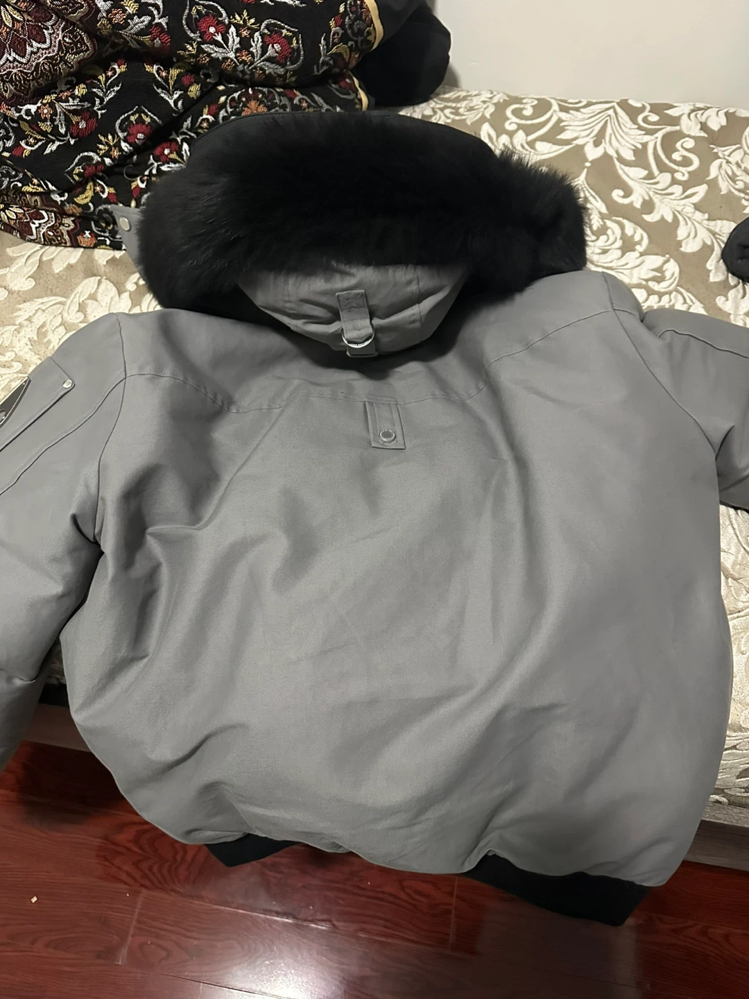 Moose Knuckles Ballistic Bomber Jacket - Grey - photo 5