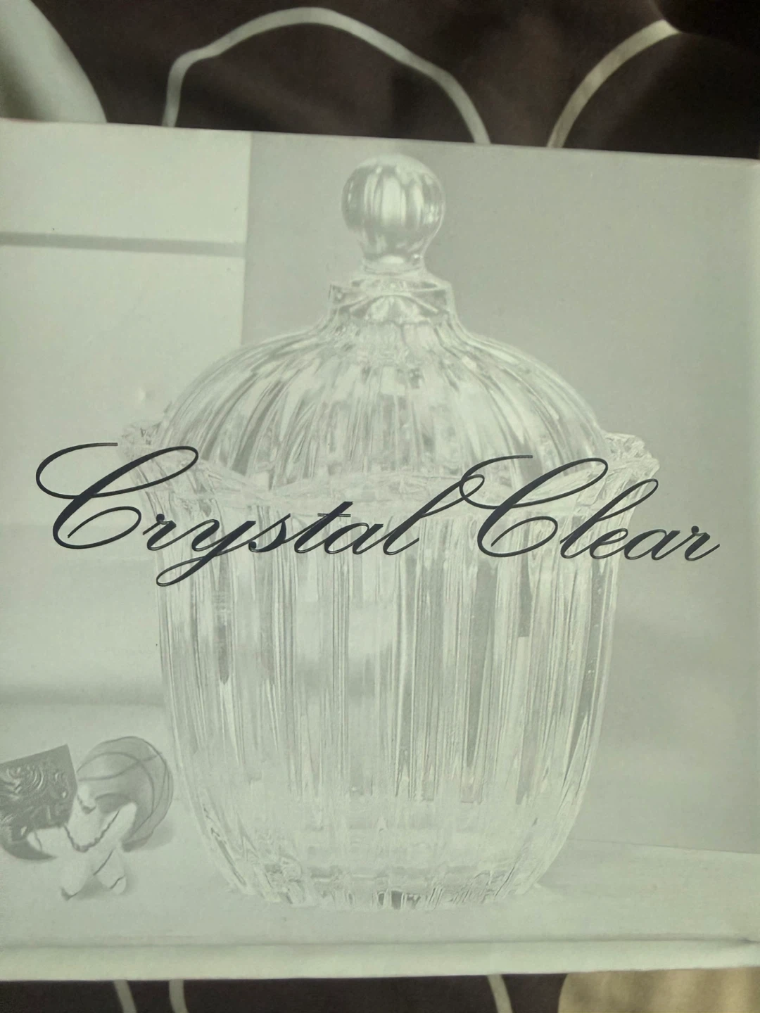 Crystal Clear Alexandria Lead-Free Crystal Candy Box 7 1/2" - photo 3