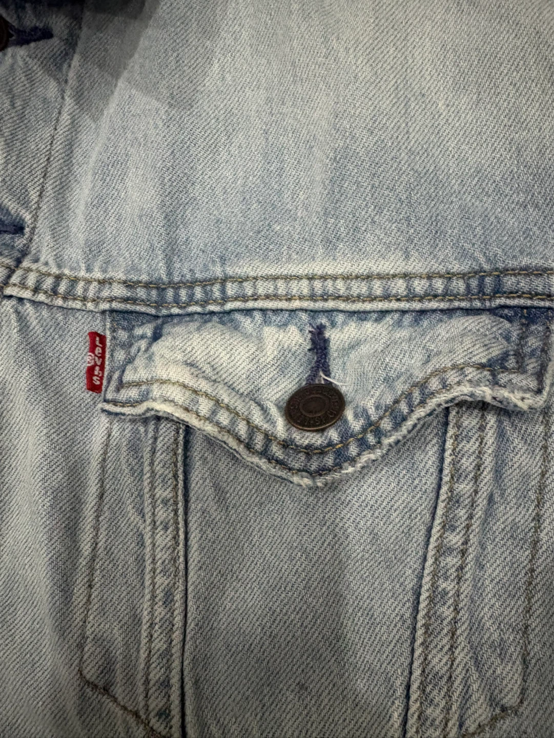 Levi's Trucker Denim Jacket - Light Wash - Size XXL - photo 2