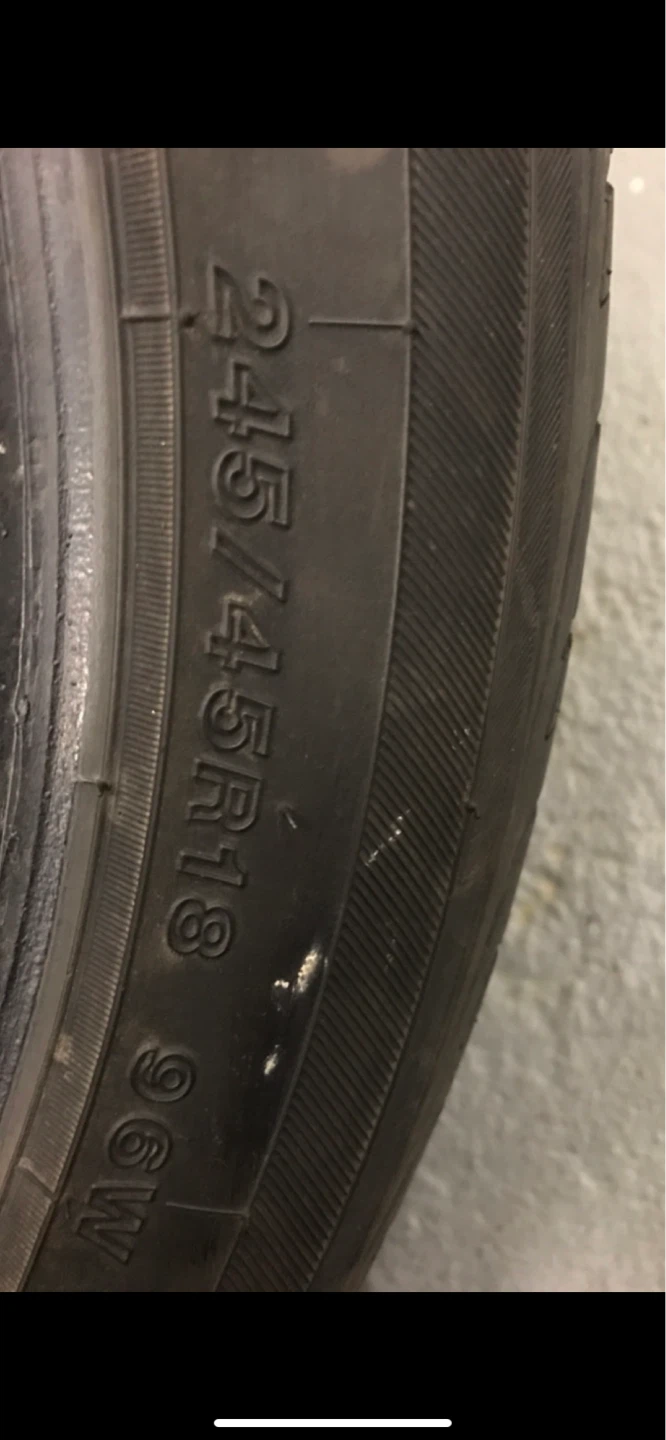 Yokohama 18”  Tire 245/45R18 96W - photo 3