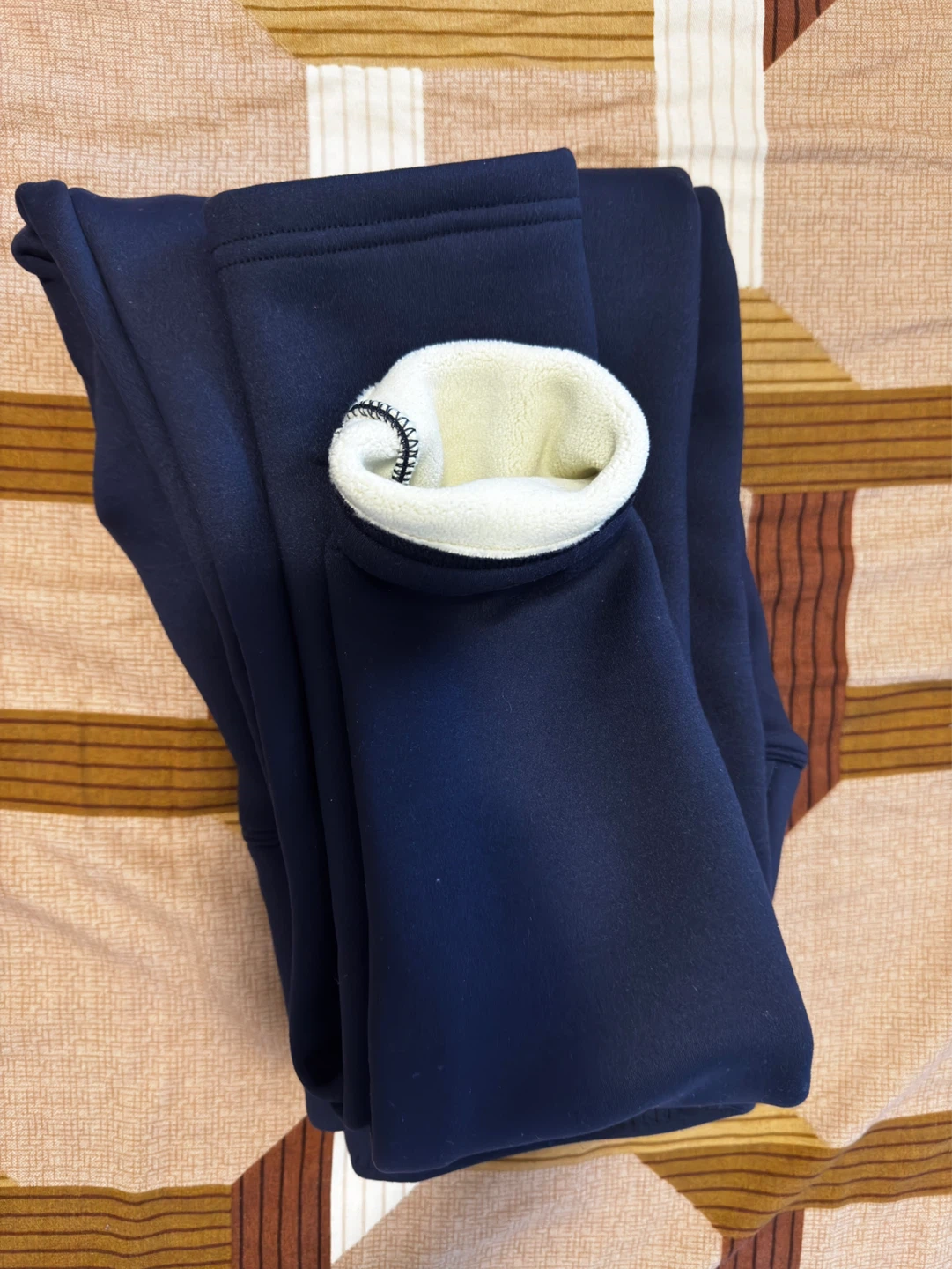 NEW Navy Blue Fleece-Lined Leggings - photo 2