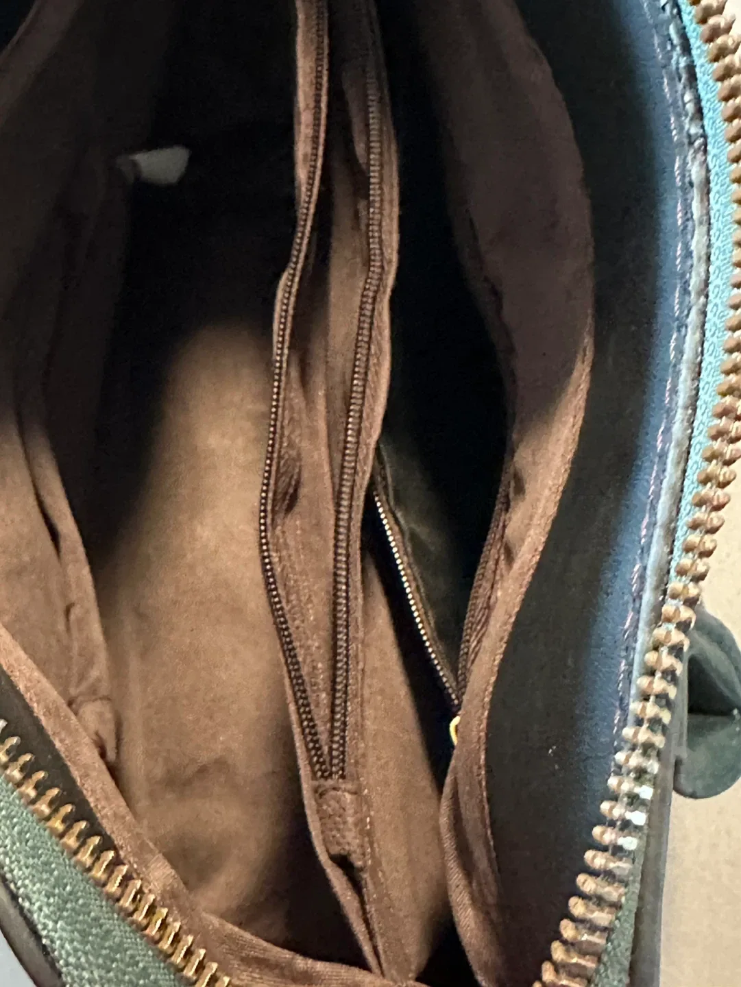 Teal Faux Croc Handbag - photo 5