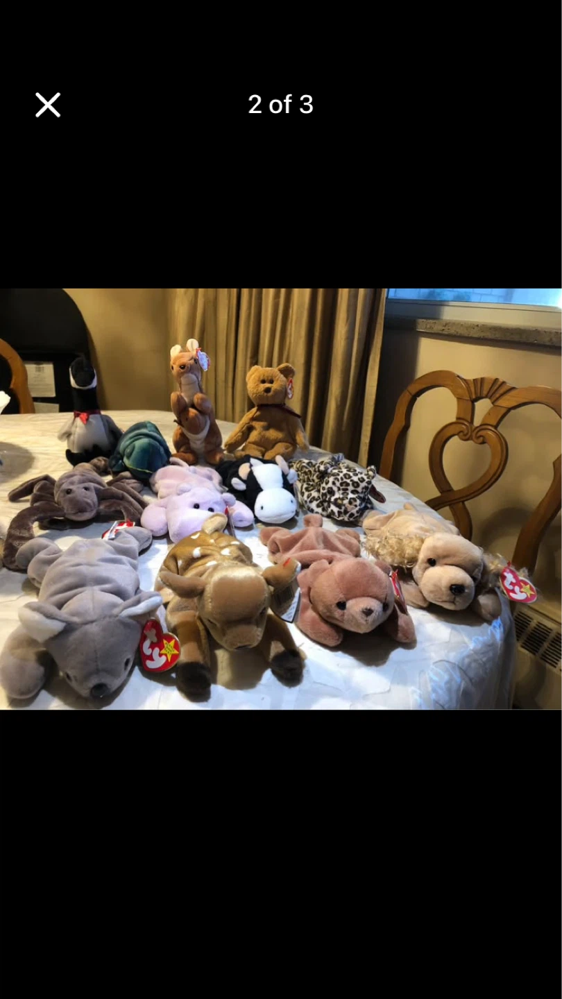 Collection of 10 Ty Beanie Babies