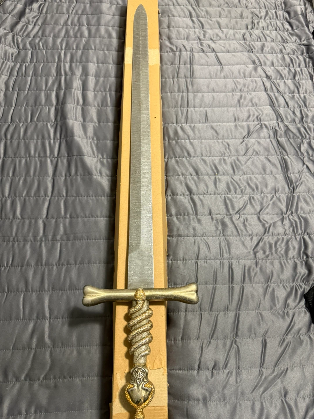 Decorative Sword with Skull and Snake Handle - photo 2