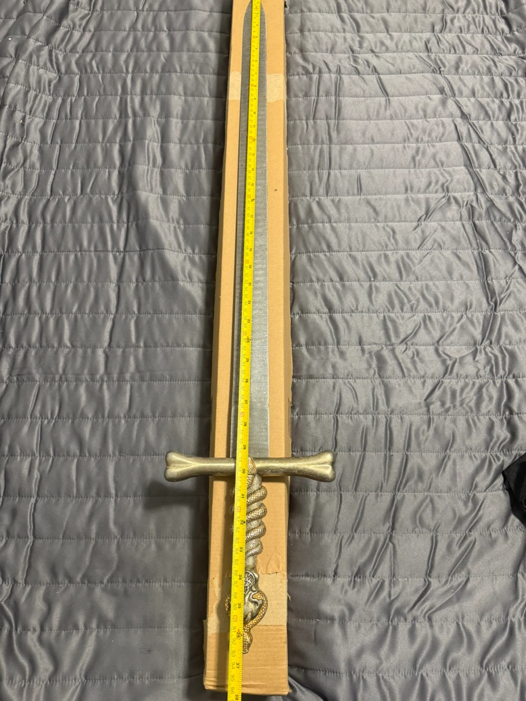 Decorative Sword with Skull and Snake Handle - photo 3