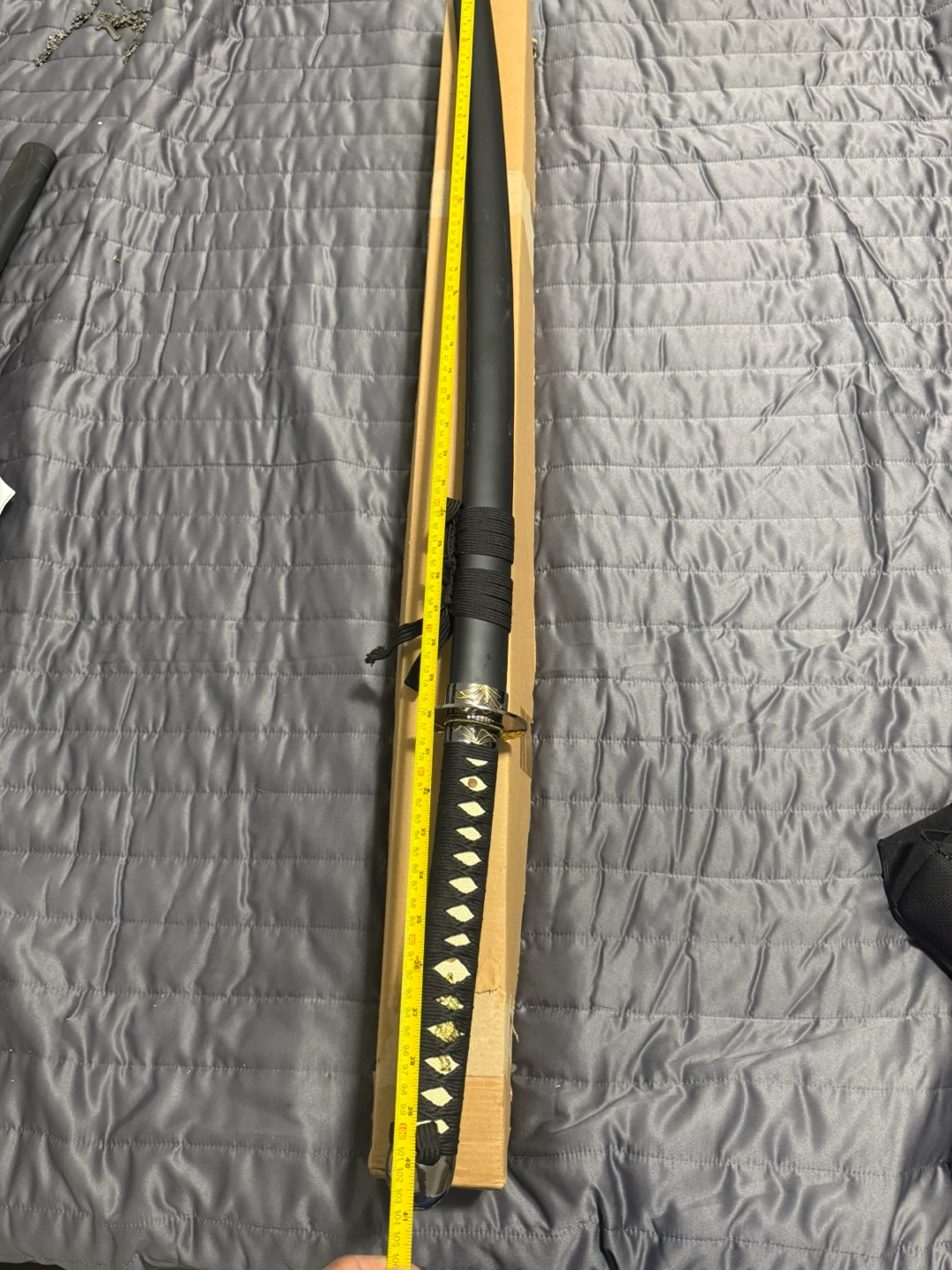 Katana Sword with Scabbard and Cardboard Box - photo 2