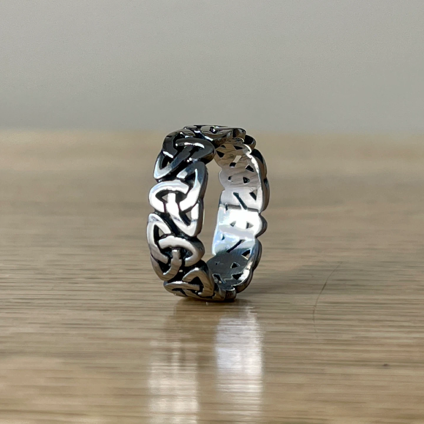 Trinity Celtic Knot titanium ring (size 7)