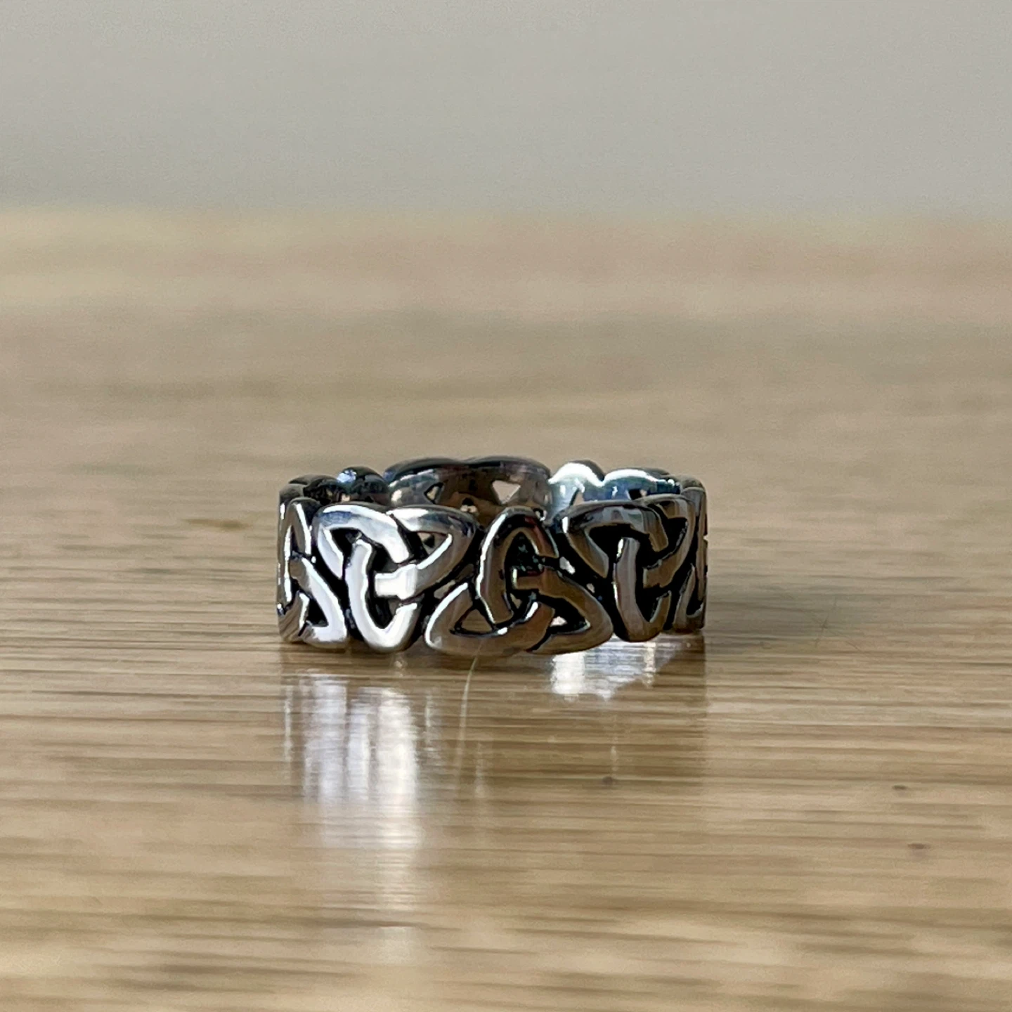 Trinity Celtic Knot titanium ring (size 7) - photo 2