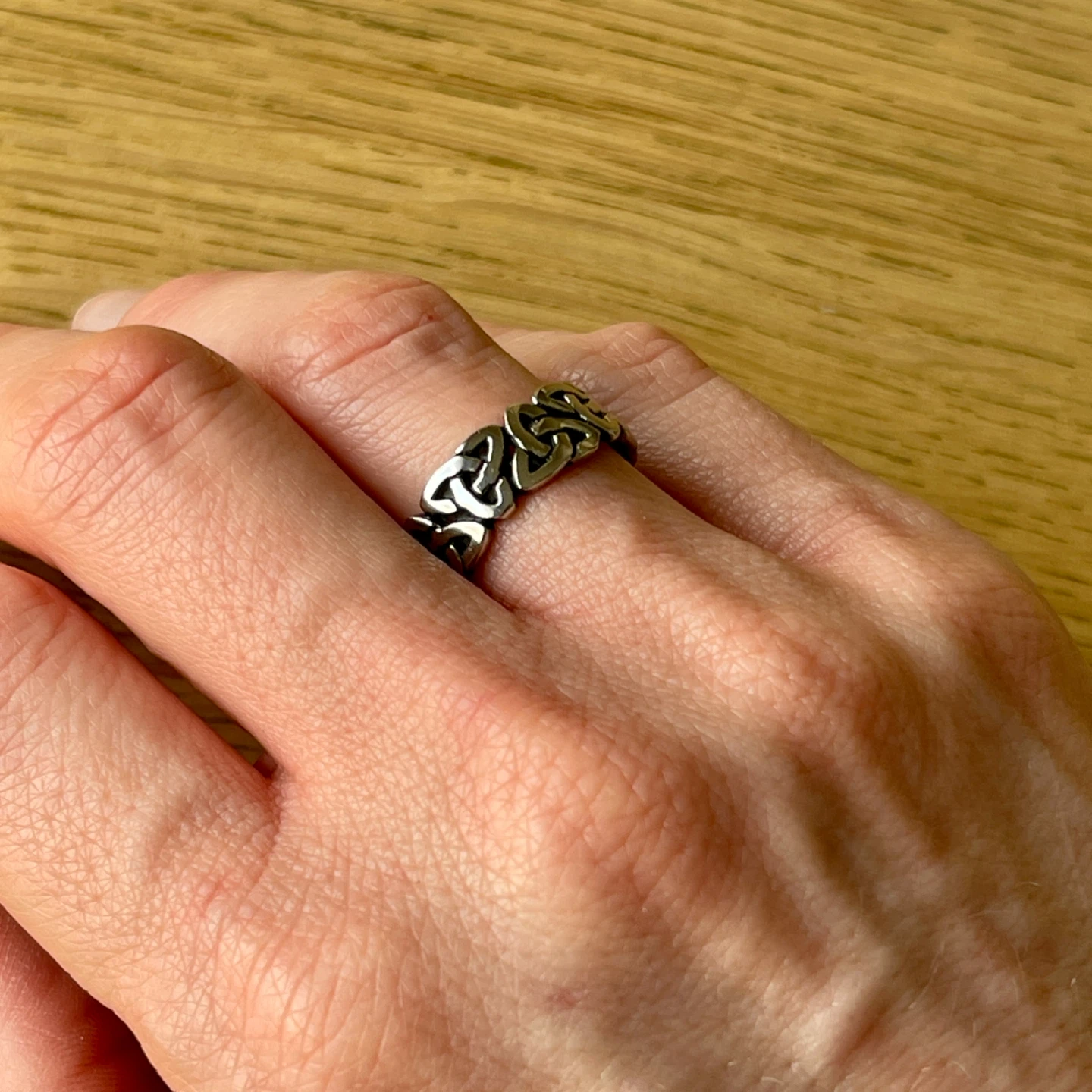 Trinity Celtic Knot titanium ring (size 7) - photo 4