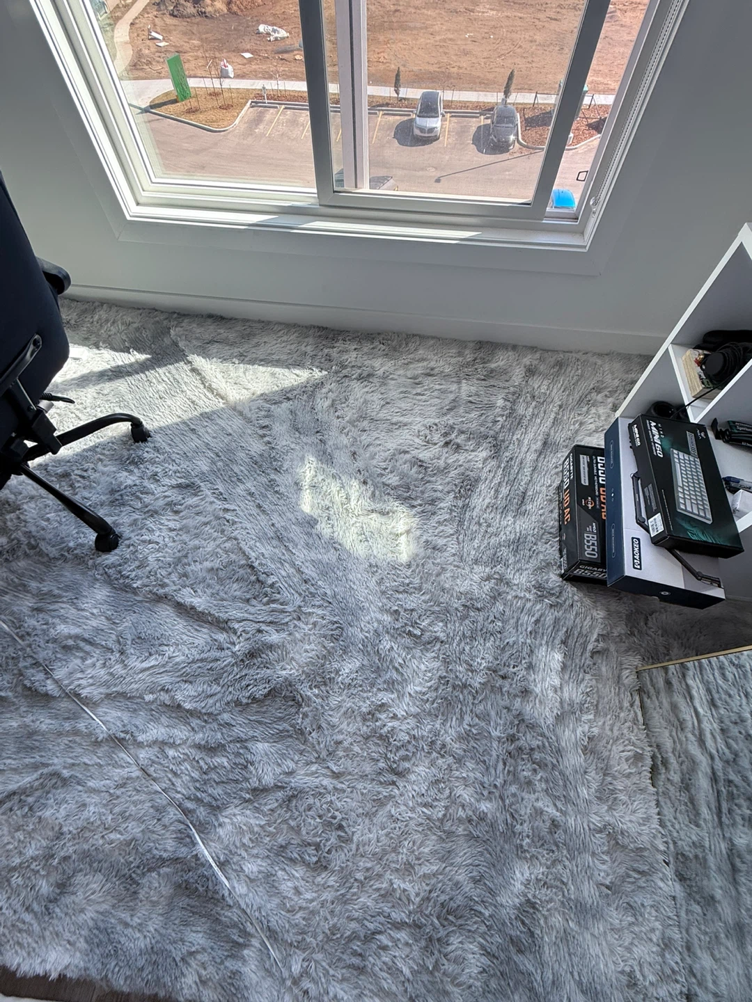 Tie dye light gray Rug - photo 3