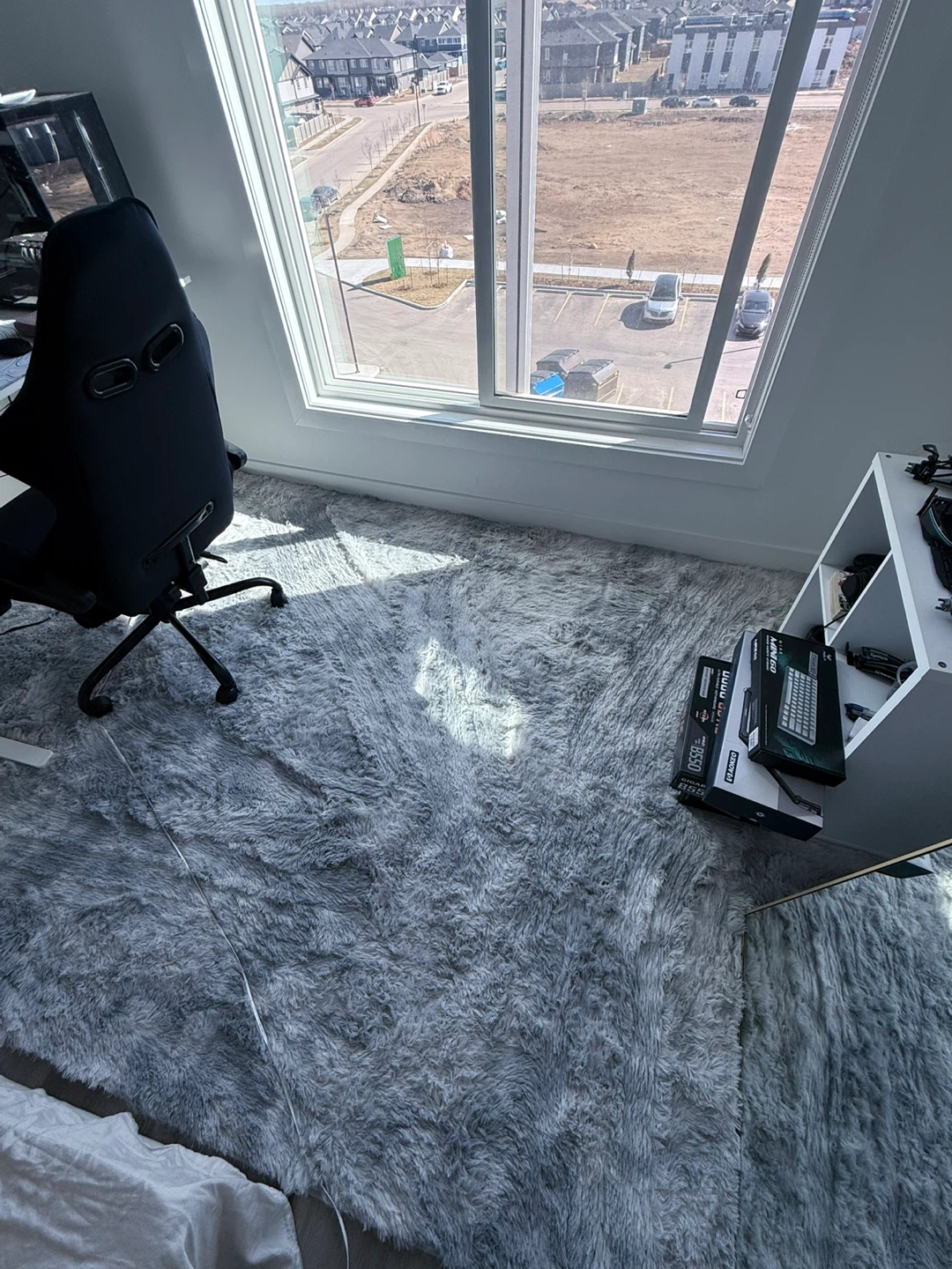 Tie dye light gray Rug - photo 4