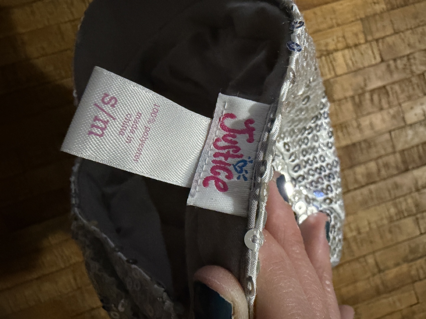 Y2K Justice Youth Sequin Cap S/M - photo 2