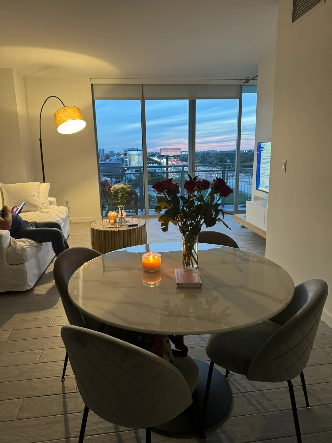 Marble Round Dining Table