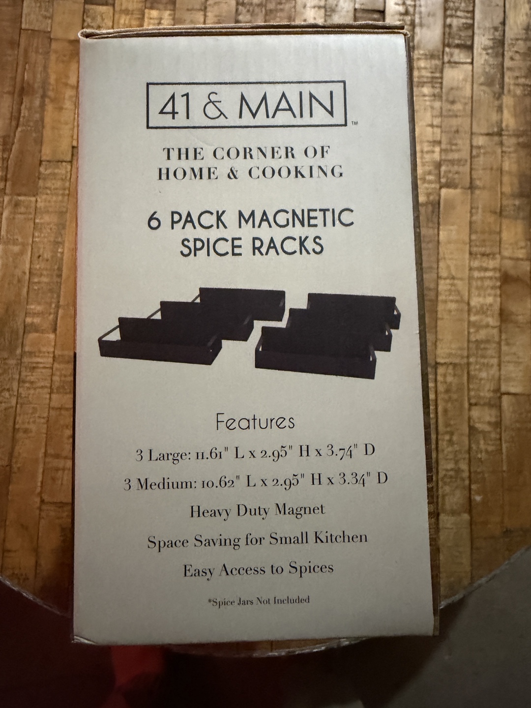 41 & Main 6 Pack Magnetic Spice Racks - photo 2