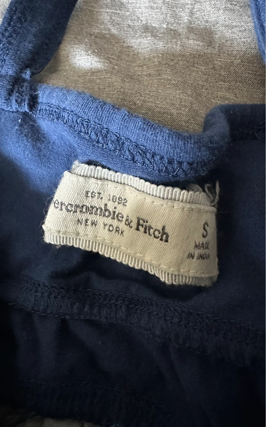 Abercrombie & Fitch Blue Plaid top Size S - photo 2