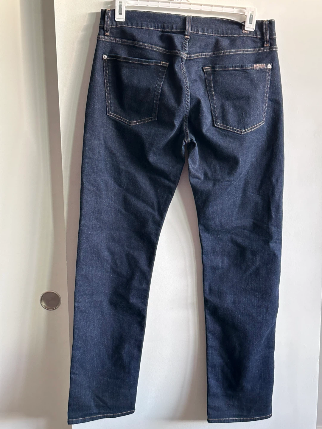 7 For All Mankind The Straight Dark Wash Jeans - photo 2