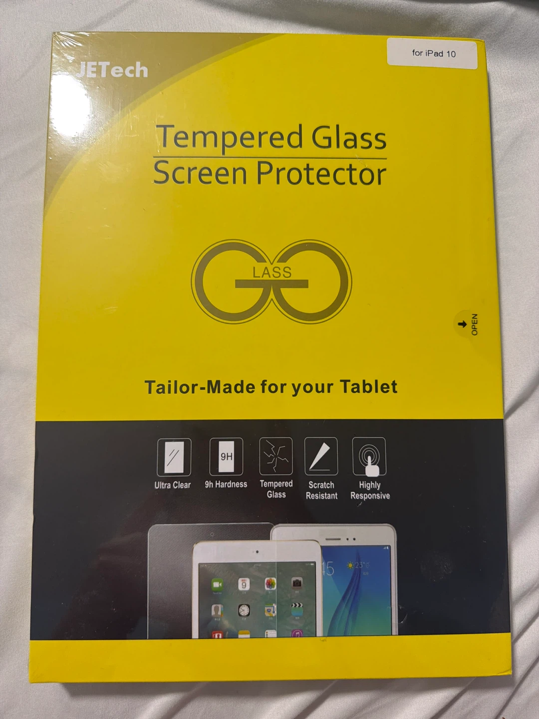 JETech Tempered Glass Screen Protector for iPad 10