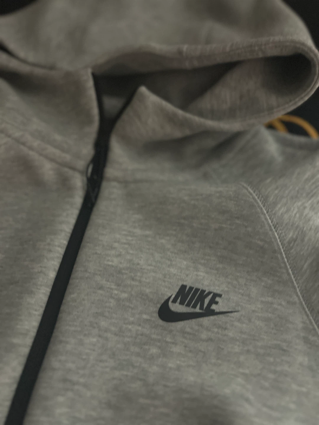 Nike Tech Fleece Full Zip Hoodie Grey - photo 3
