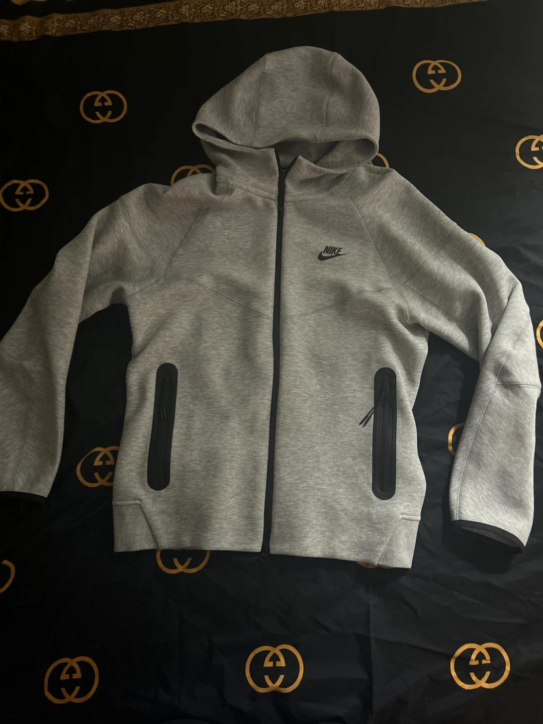 Nike Tech Fleece Full Zip Hoodie Grey
