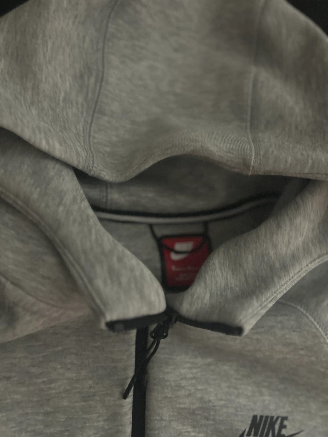 Nike Tech Fleece Full Zip Hoodie Grey - photo 4