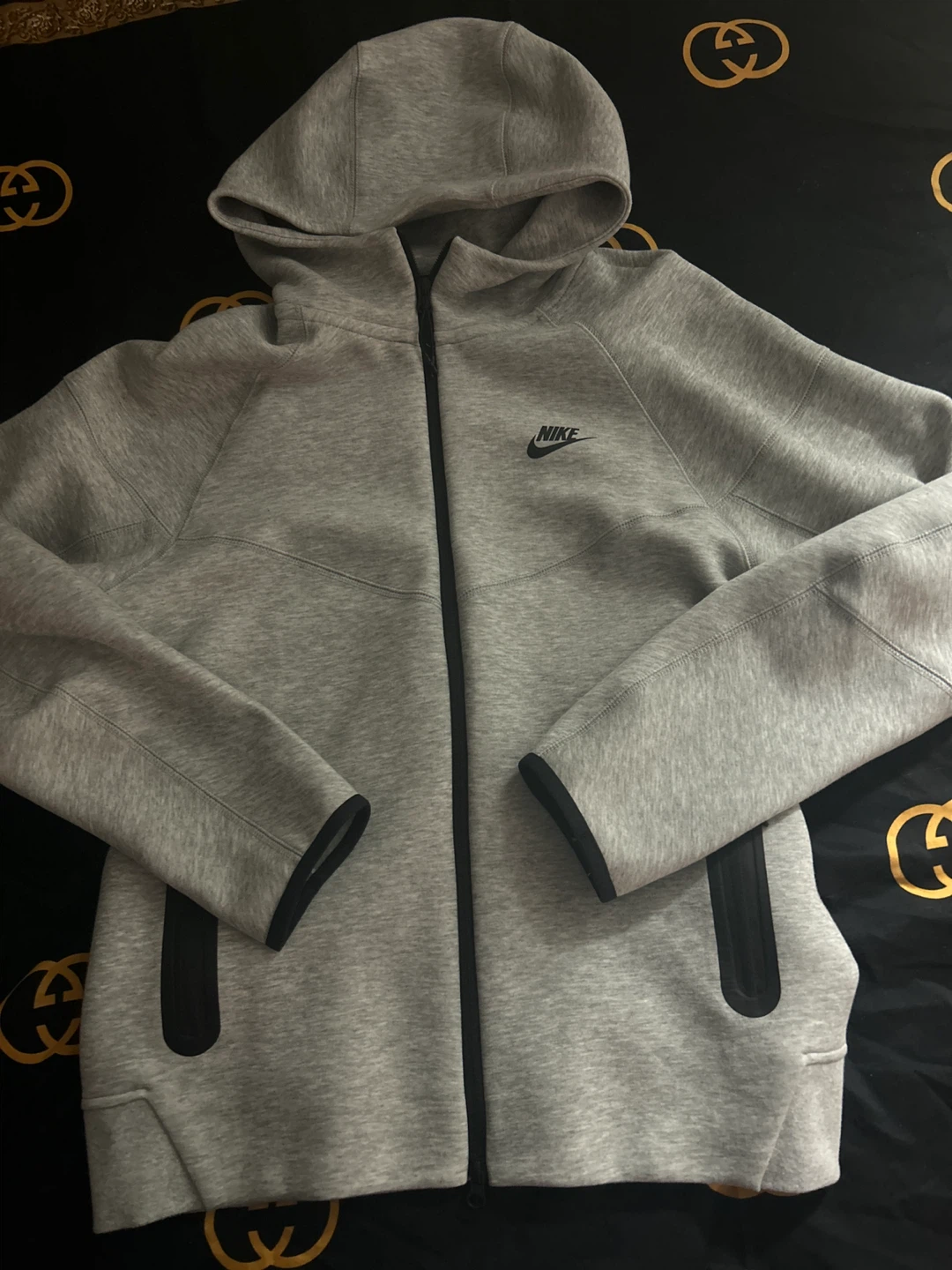 Nike Tech Fleece Full Zip Hoodie Grey - photo 2