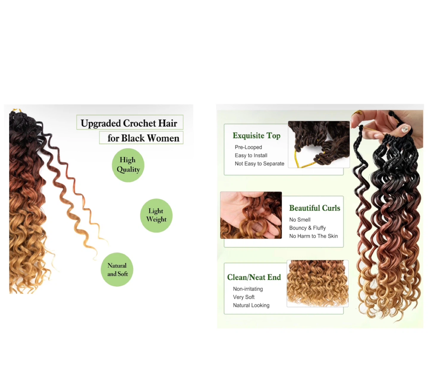 Brand new Curly Crochet Hair for Black Women - photo 3