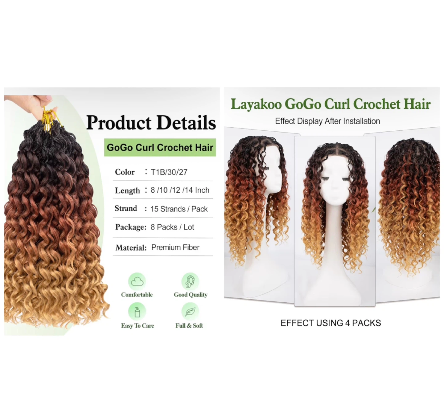 Brand new Curly Crochet Hair for Black Women - photo 4