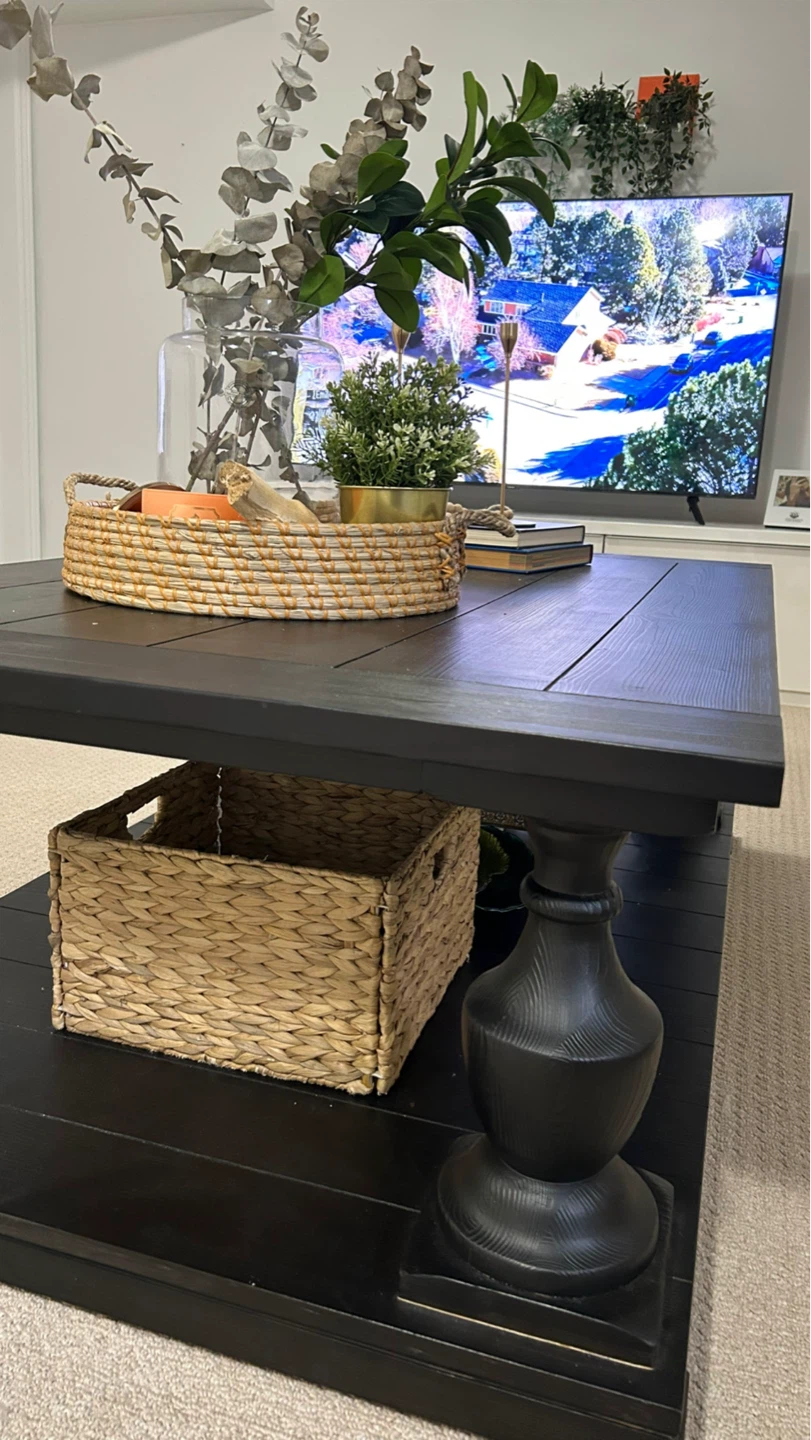 Black coffee table