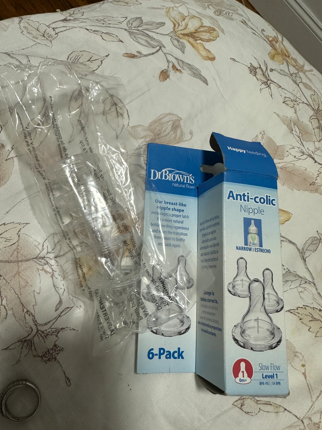 Dr. Brown's Anti-Colic Nipple Level 1 (5pis just one is open
