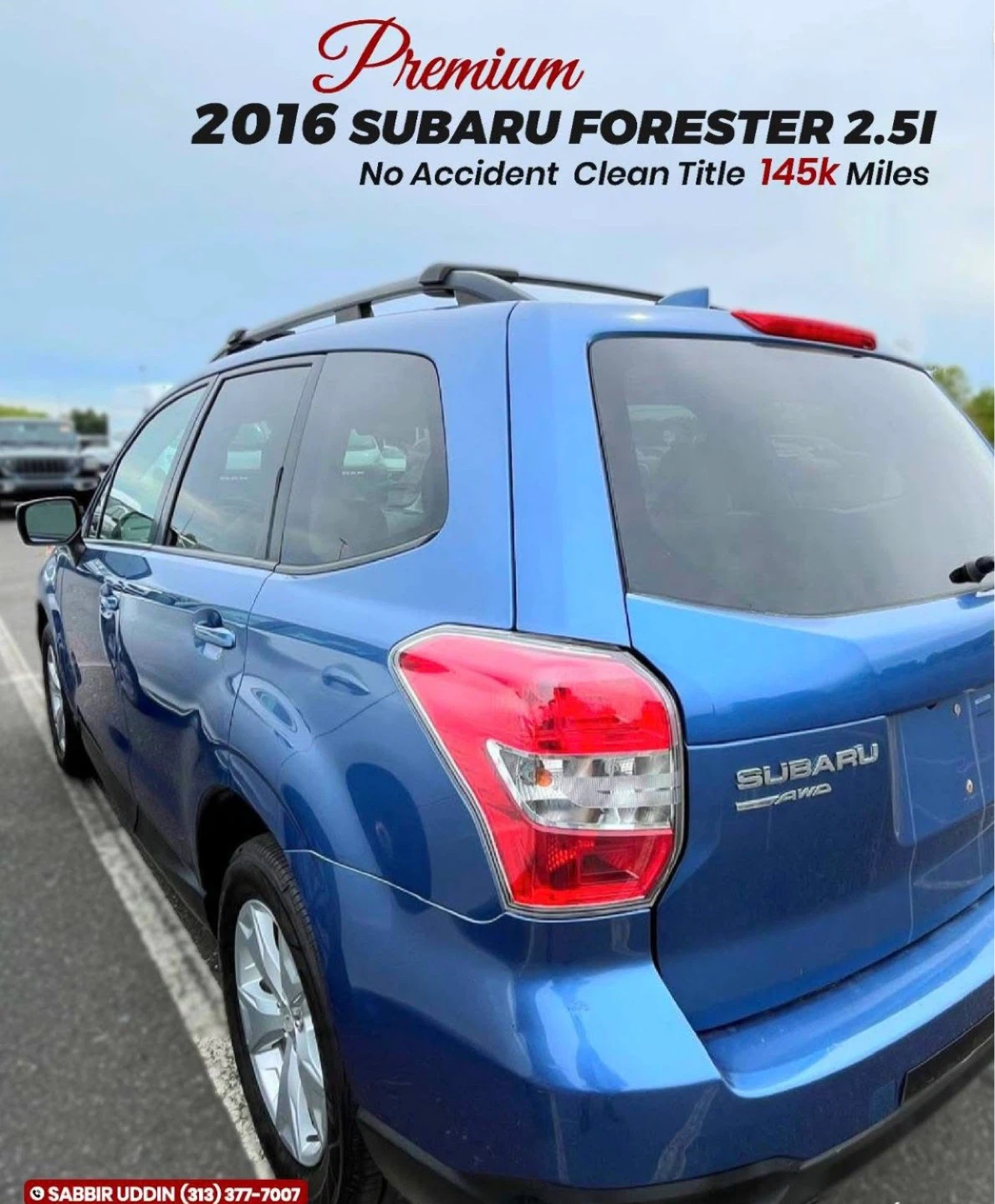 2016 Subaru Forester 2.5i SUV Blue - photo 4
