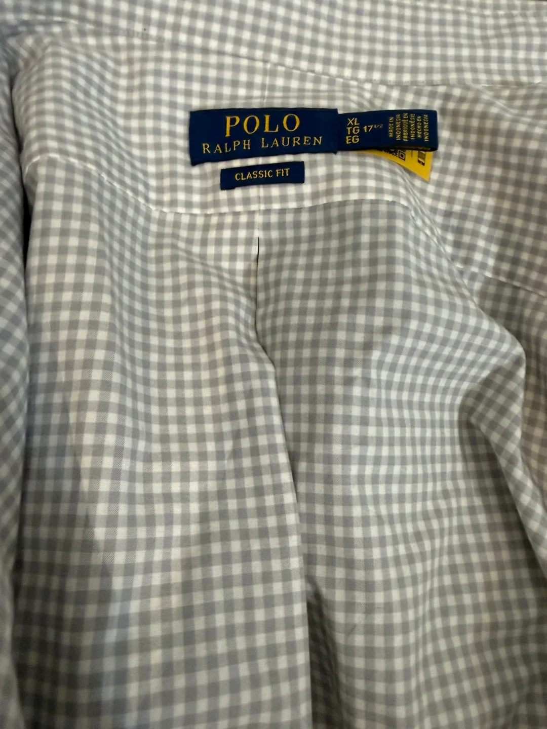 Polo Ralph Lauren Classic Fit Gingham Button-Up Shirt XL - photo 2