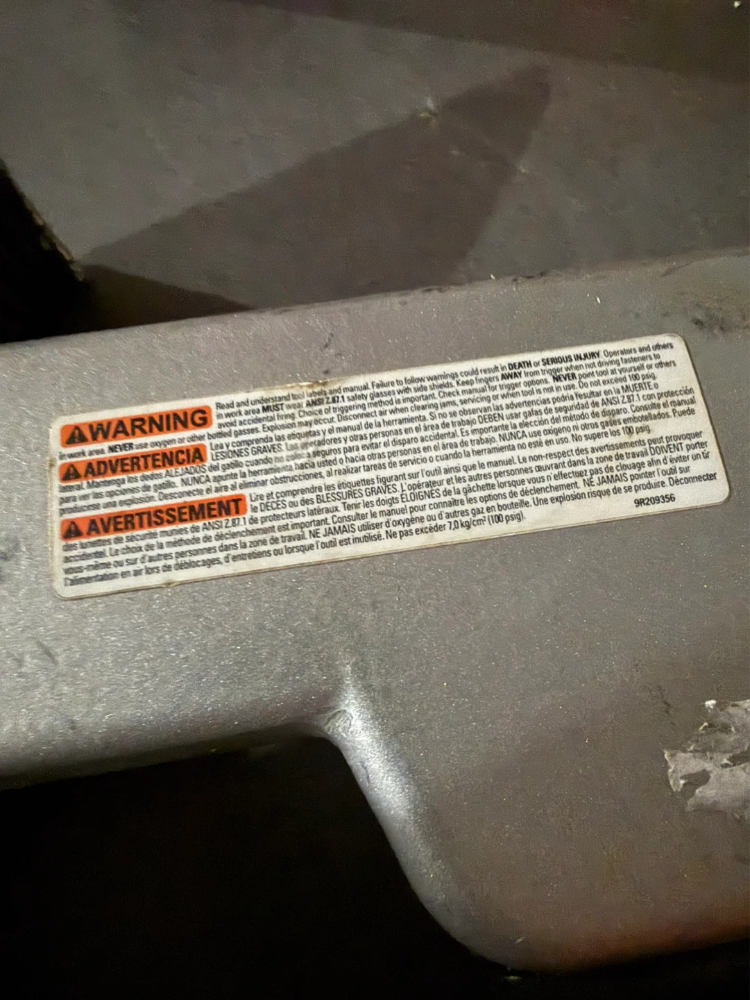Porter Cable hardwood nailer - photo 5