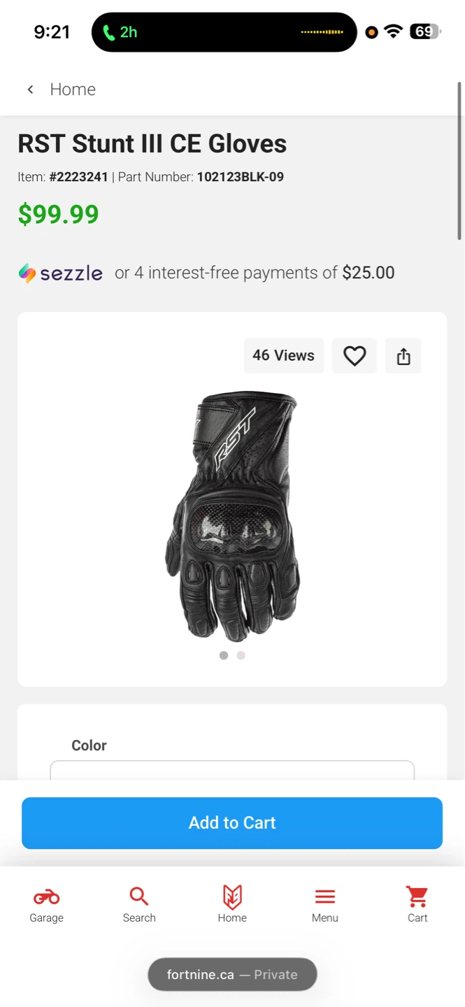 RST Stunt III CE Gloves