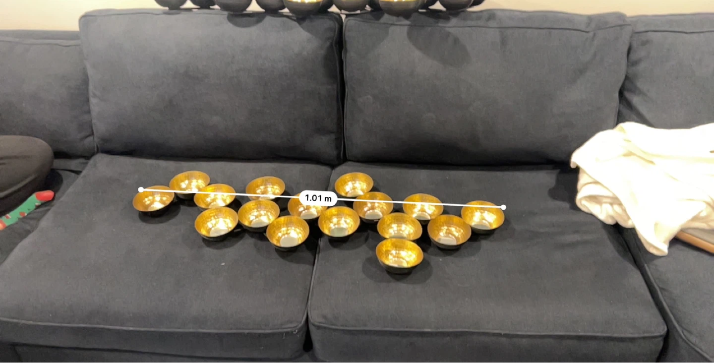 Gold Wall Art Decor with 15 Tealight Holders - photo 3