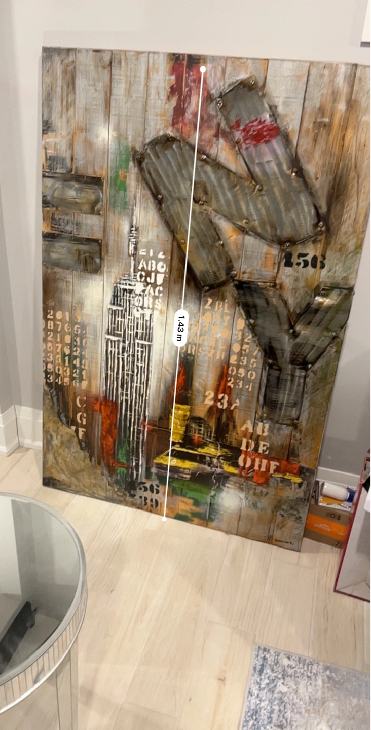 Large New York City Skyline Wall Art Decor - photo 2
