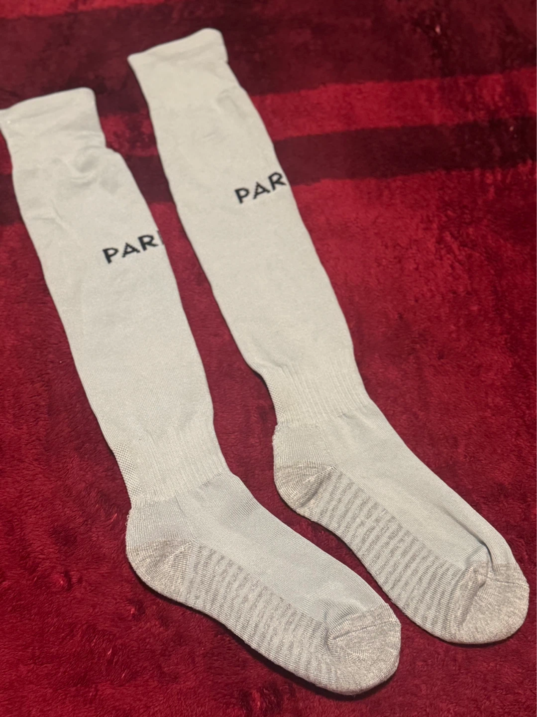 Grey PARIS (PSG) Soccer Socks