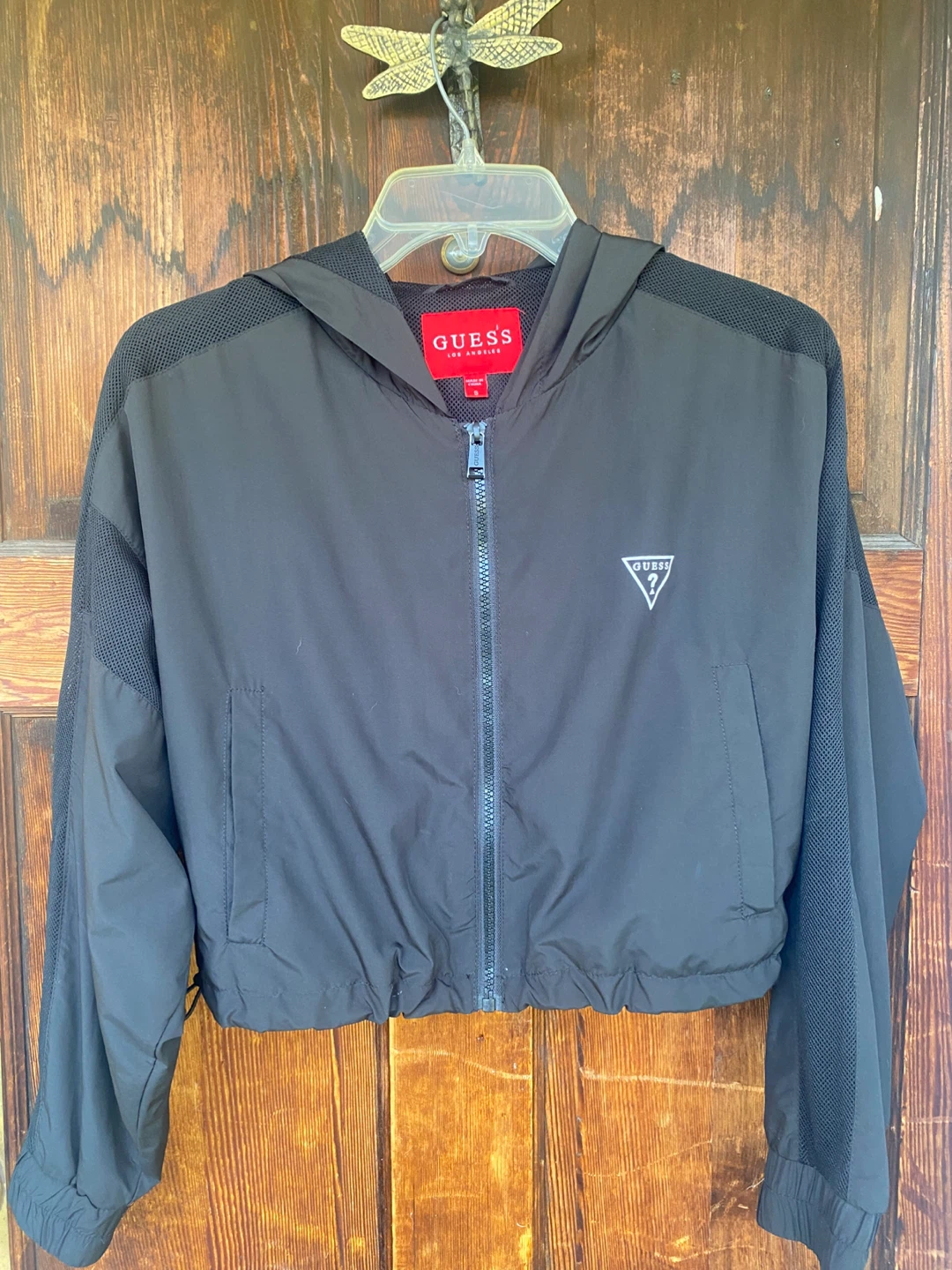 Guess Cropped Hooded Jacket