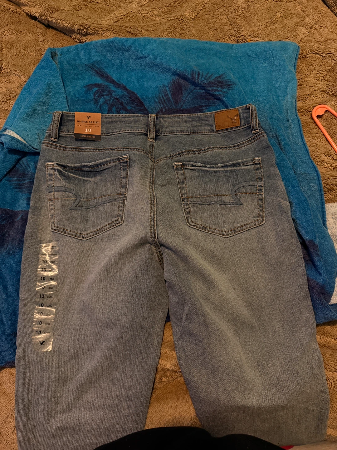 American Eagle Outfitters "Hi-Agist" Flare Jeans - Size 10 Long - photo 3