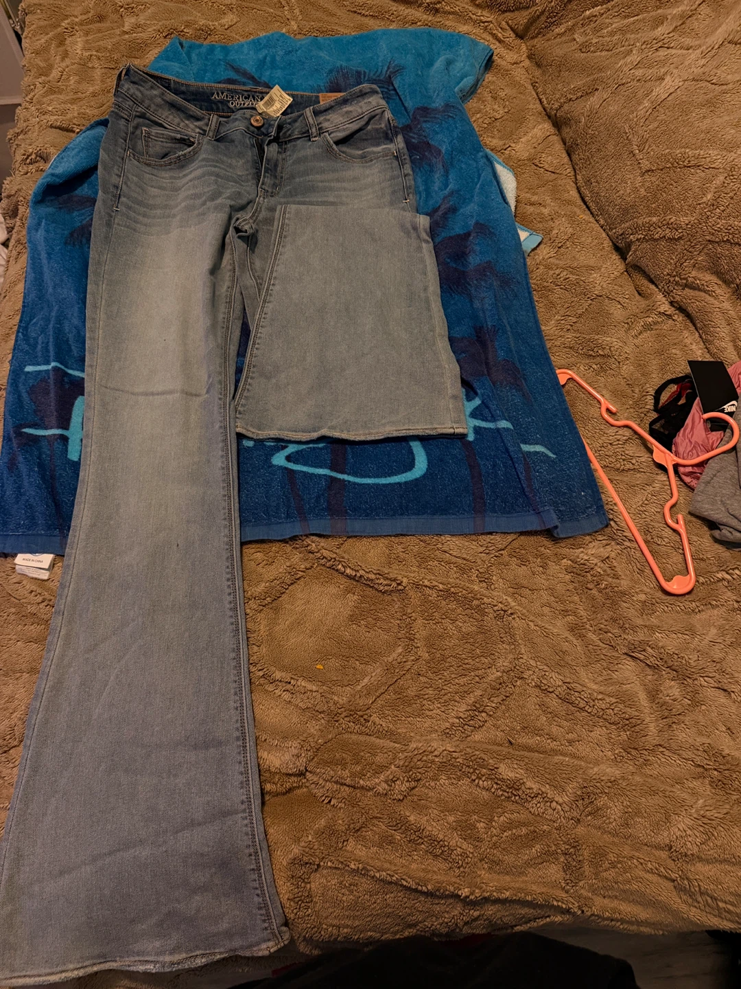 American Eagle Outfitters "Hi-Agist" Flare Jeans - Size 10 Long
