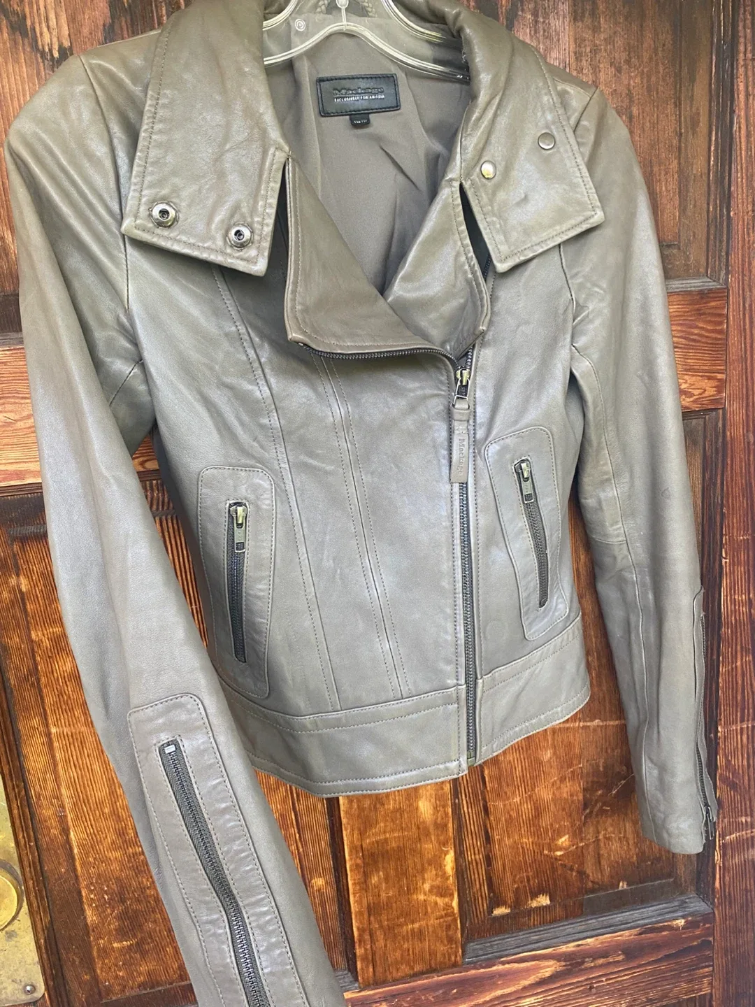 Mackage Leather Moto Jacket - XXS/TTP - photo 2